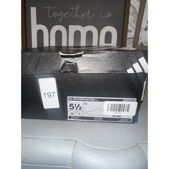 Adidas Big Kids' adidas Ultradream DNA Shoes Size 5.5 Red Heather Gray - Picture 12 of 12